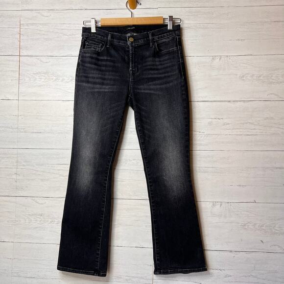 J Brand Jeans Womens Size 27 Faded Black Selena Bootcut Cotton Blend Stretch - Picture 1 of 16